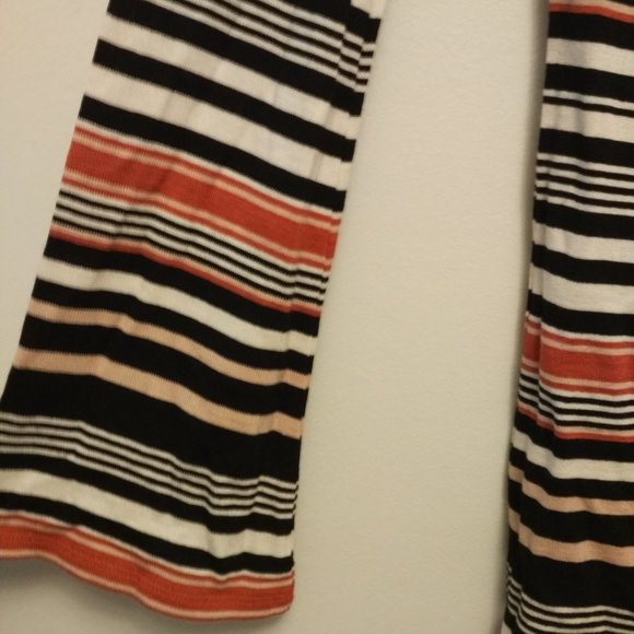 Free People striped blouse orange black - Picture 3 of 6